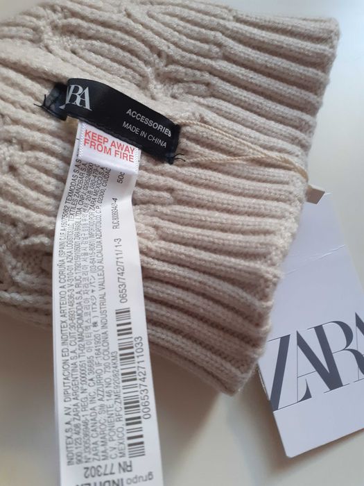 Шапка и пуловер Zara