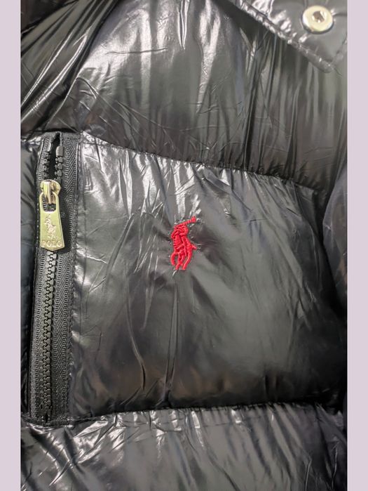 Geaca Polo Puffer Negru Lucios (marimi: XL,XXL)