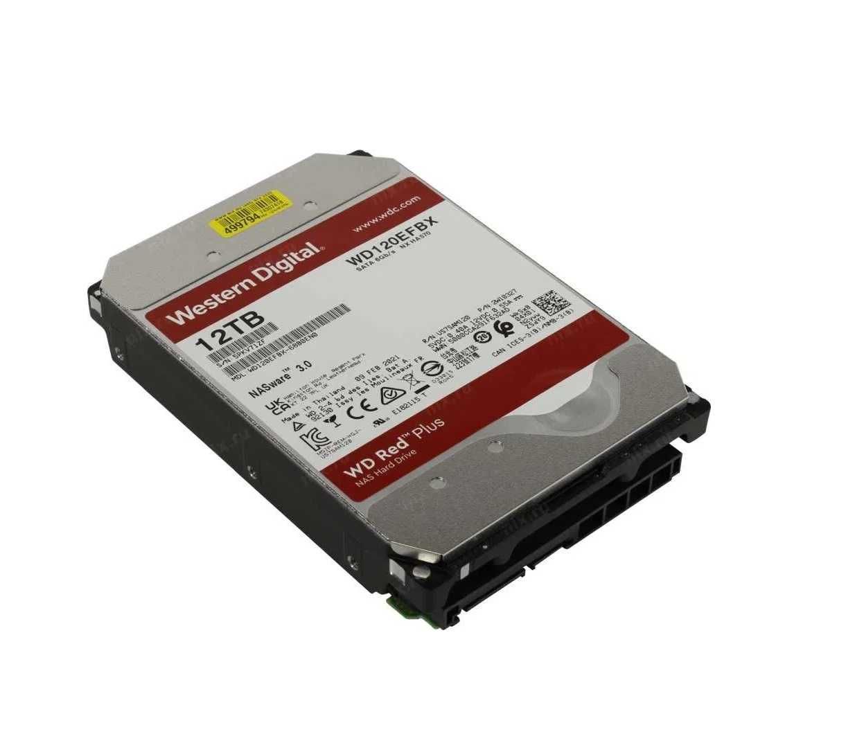 | Жёсткий диск HDD 12Tb Western Digital, 256Mb, SATA III 7200 rpm