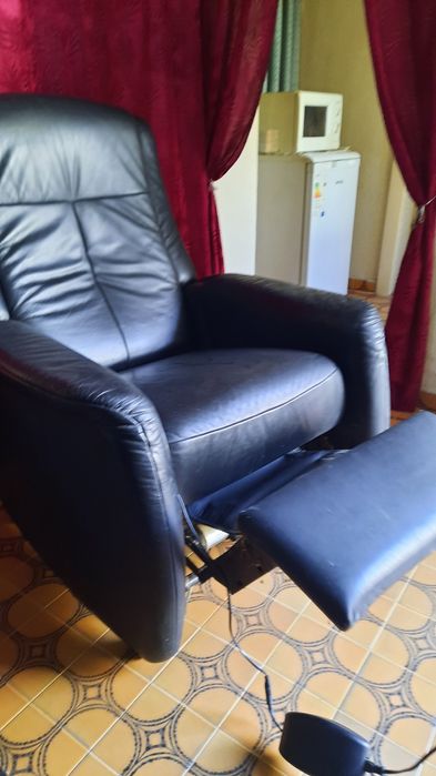 Fotoliu reglabil electric piele