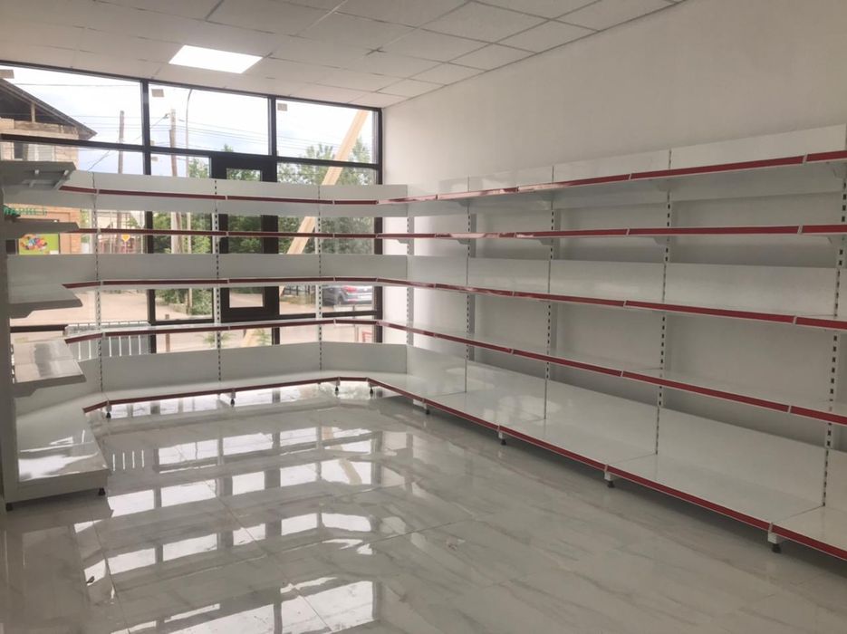 Полки для магазина Стеллажи кассовые боксы