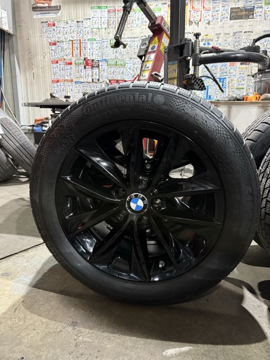 Jante X3,X4 originale BMW 5x120 R18 cu anvelope de iarna 245/50/R18