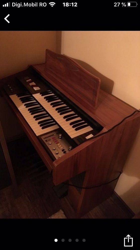 Pianina Farfisa, stare ft bună