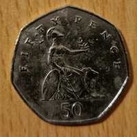 Moneda 50 pence 2004