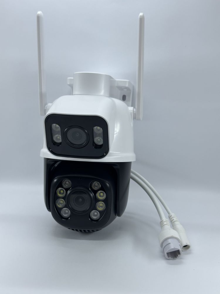 iCsee двойна WiFi камера за видеонаблюдение 5+5mpx