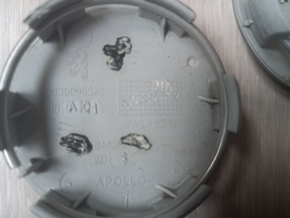 Оригинални капачки за  джанти Пежо 60мм