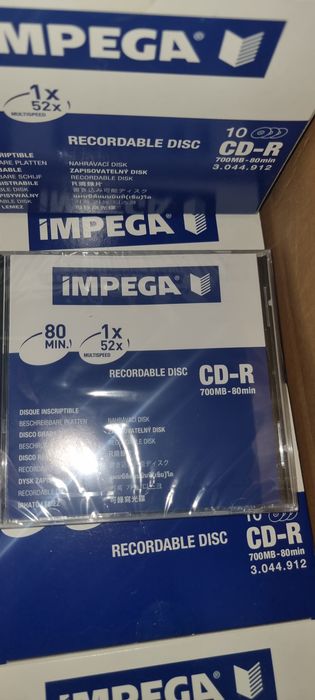 Discuri CD-R Impega 80 min,700 Mb,52x