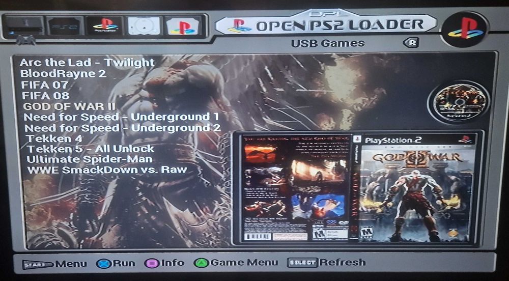 Playstation 2 хак със 170 игри Playstation 1 и Playstation 2