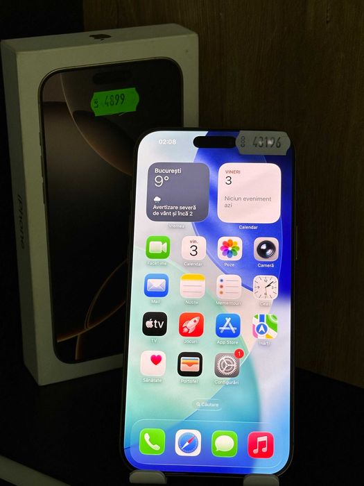 Iphone 16 Pro Max 256GB Garantie 24 Luni CahBox