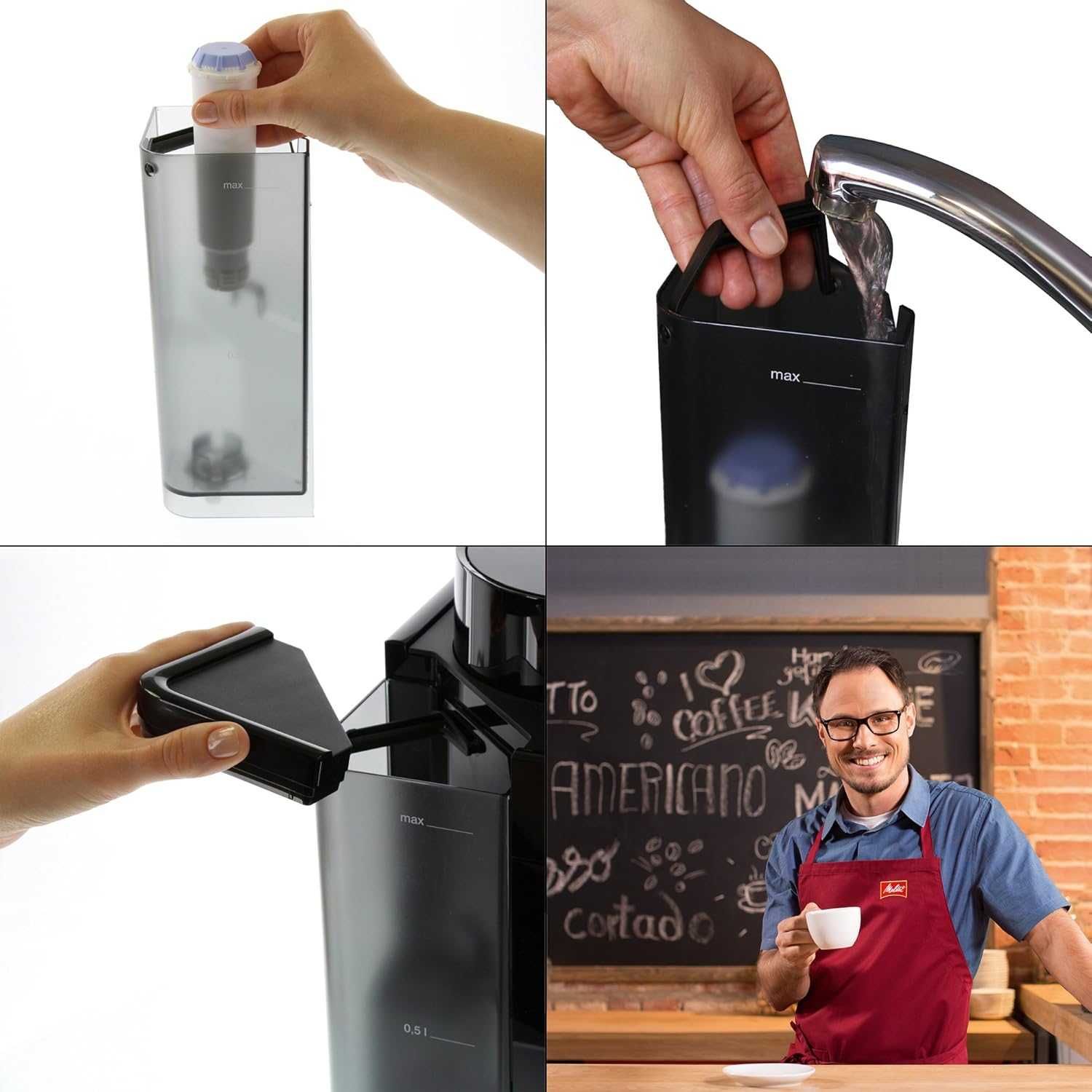 Кафеавтомат Melitta Caffeo Varianza CS F550-102 автоматичен кафе робот