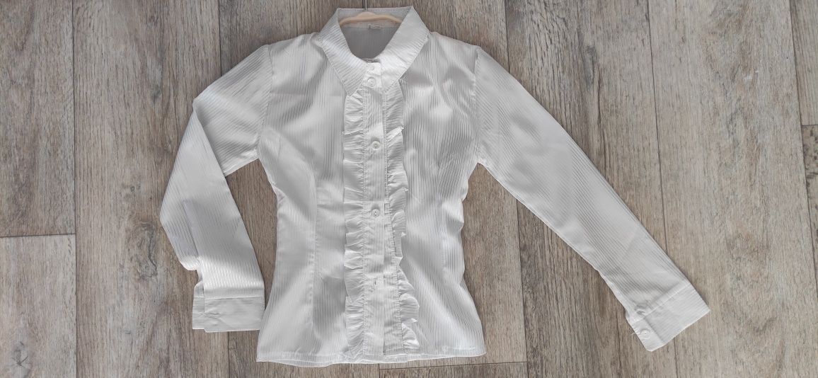 Блузка белая для садика