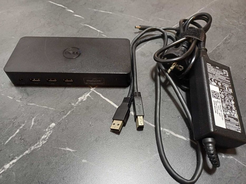 Docking Station Dell Model D3100 4K Display Link - Plug&Display