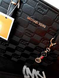 Geanta  Michael Kors, suoer model, logo imprimat, doua compartimente