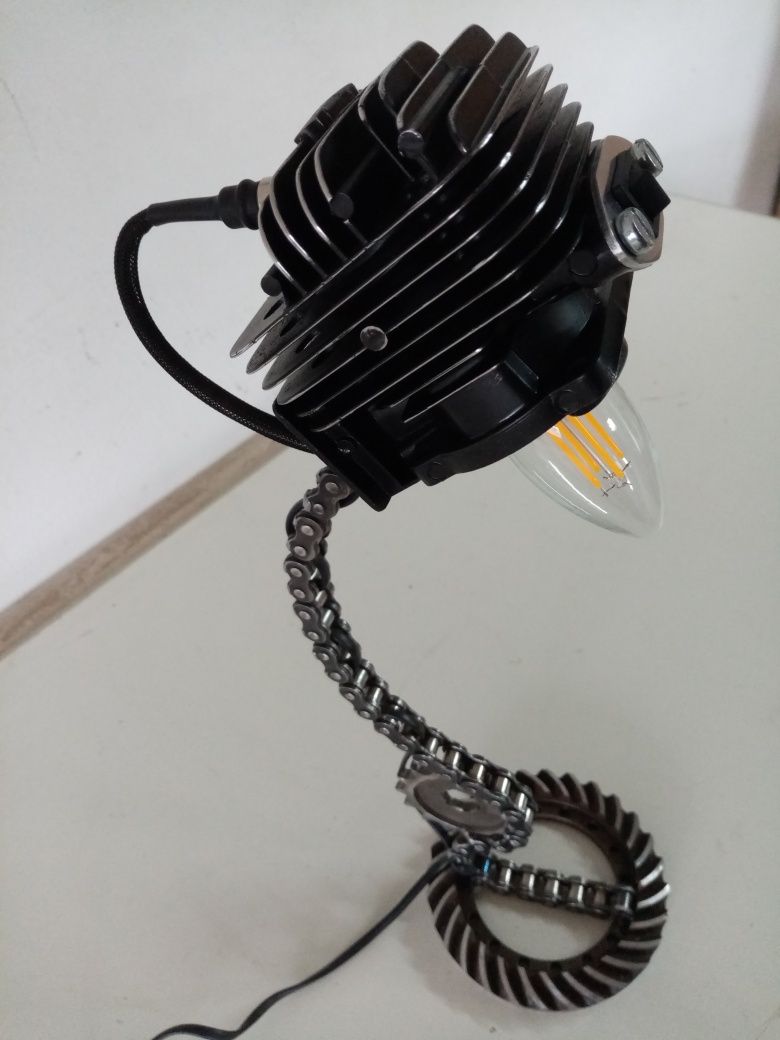 Lampa steampunk,  hand made