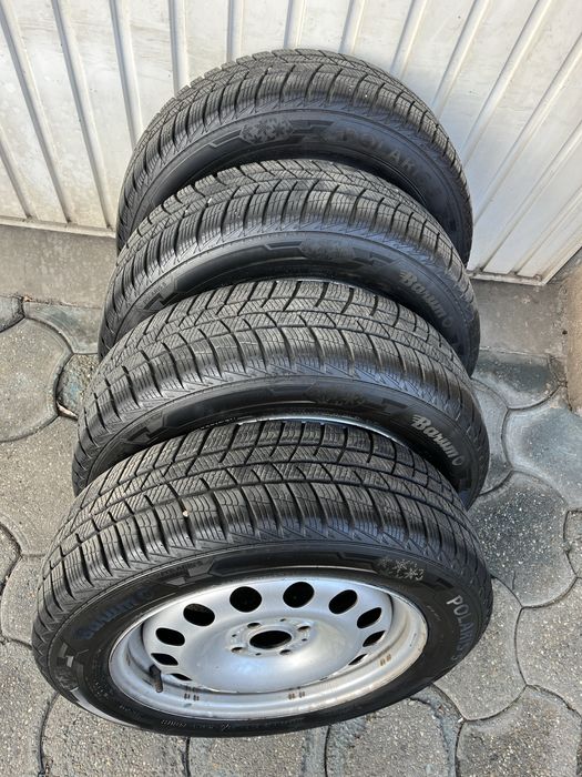 Jante 4x100mm, anvelope iarna 175/65 R15, Mini Cooper, One, Opel, Kia