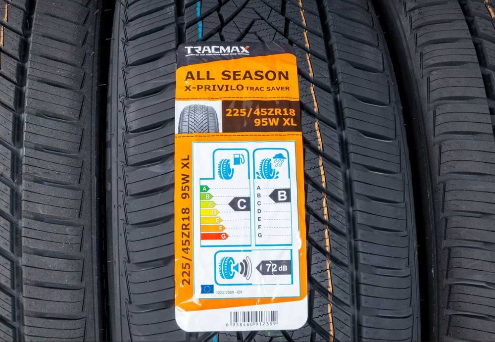 225/45/18 Нови всесезонни гуми TRACMAX  225/45 R18 / ДОТ 2025