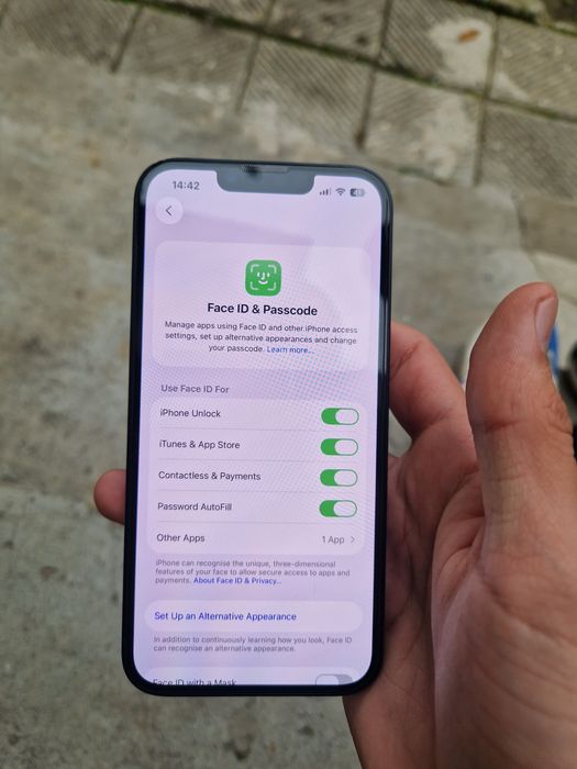 Iphone 14 КАТО НОВ! Възможен Бартер за по голям клас айфон