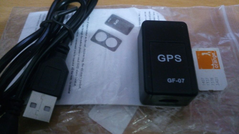 Locator Tracker GPS GF-07 magnetic detector locatie