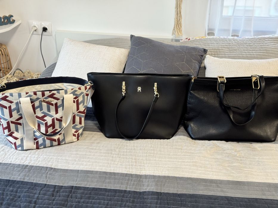 Tommy Hilfiger Hobo bags оригинални чанти, естествена кожа