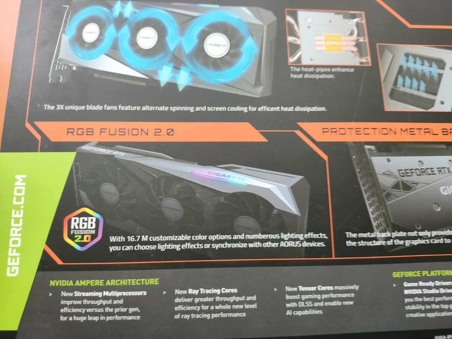 Placa video GIGABYTE GAMING  GeForce RTX 3060 12GB GDDR6