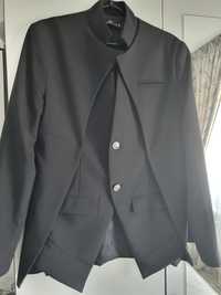 Мужской чёрный пиджак 44-46