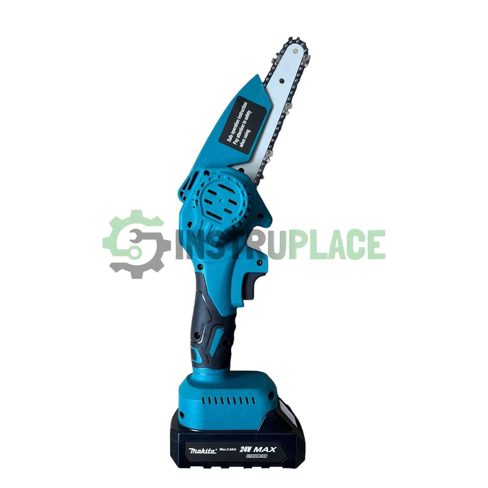 Акумулаторна кастрачка MAKITA 24V Макита резачка 15см. шина 2 БАТЕРИИ