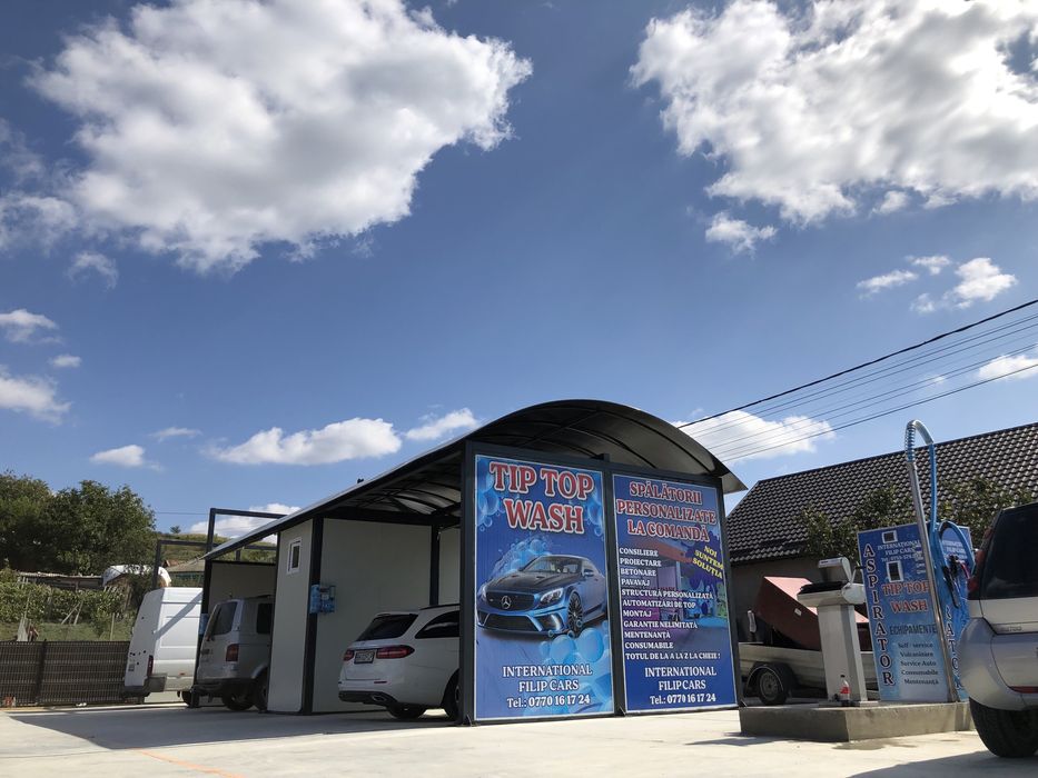 Spalatorie camioane si autoturisme cu fise, jetoane, bancnote