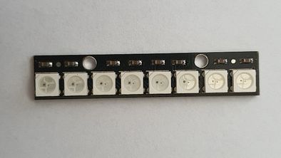 WS2812 Led strip, 8bit, Ring: 8,16,24,32 bit, matrix: 8x8, 8x32, 16x16