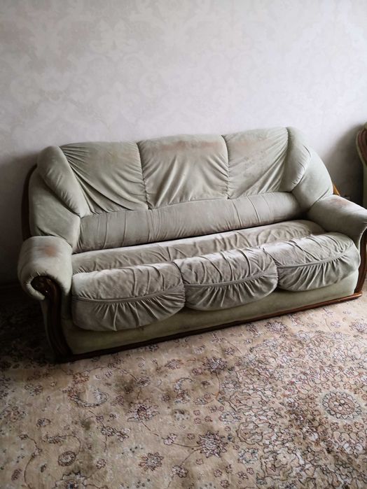 Диван раскладной, 2 кресла, продам