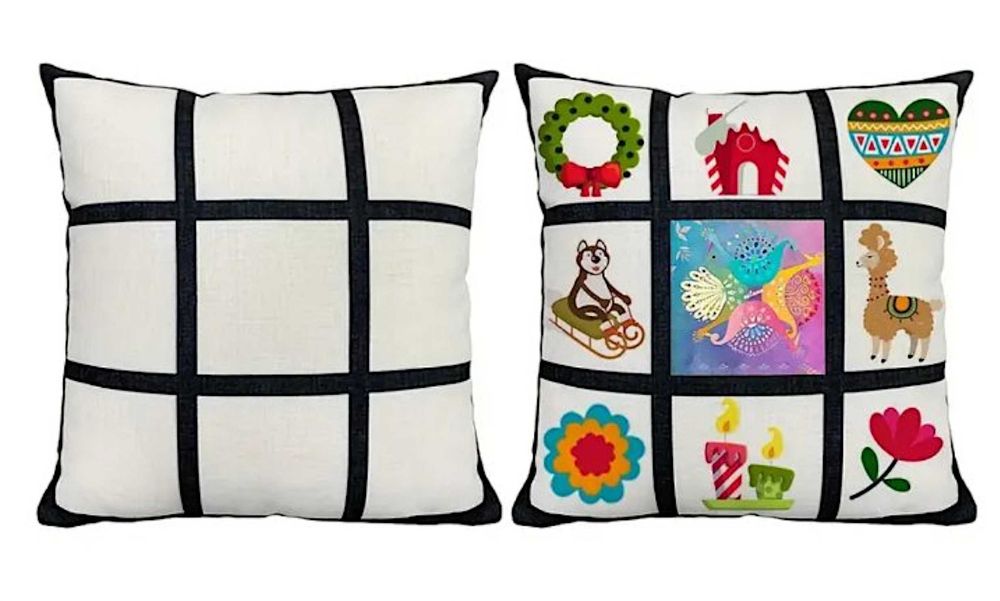 Възглавничка с  9 Ваши снимки - персонализирана декорация за дома