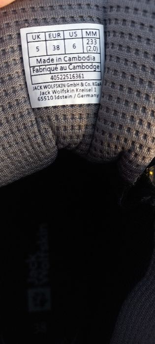 Bocanci Jeck Wolfskin