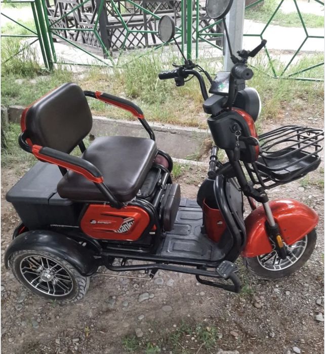 Новый электро трицикл, цена в 3 раза ниже