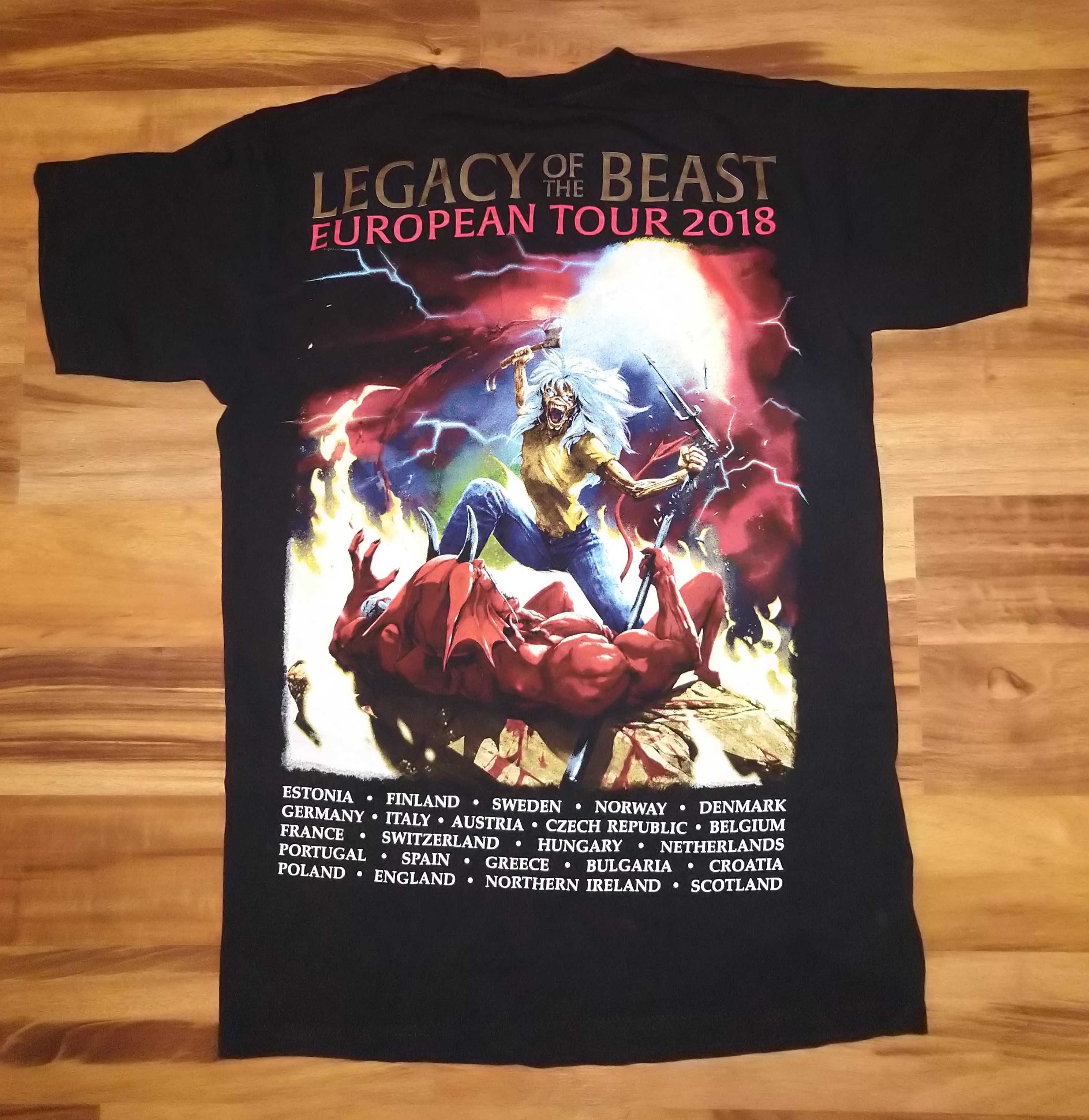 Тениска Iron Maiden Legacy of the beast от концерта в Пловдив