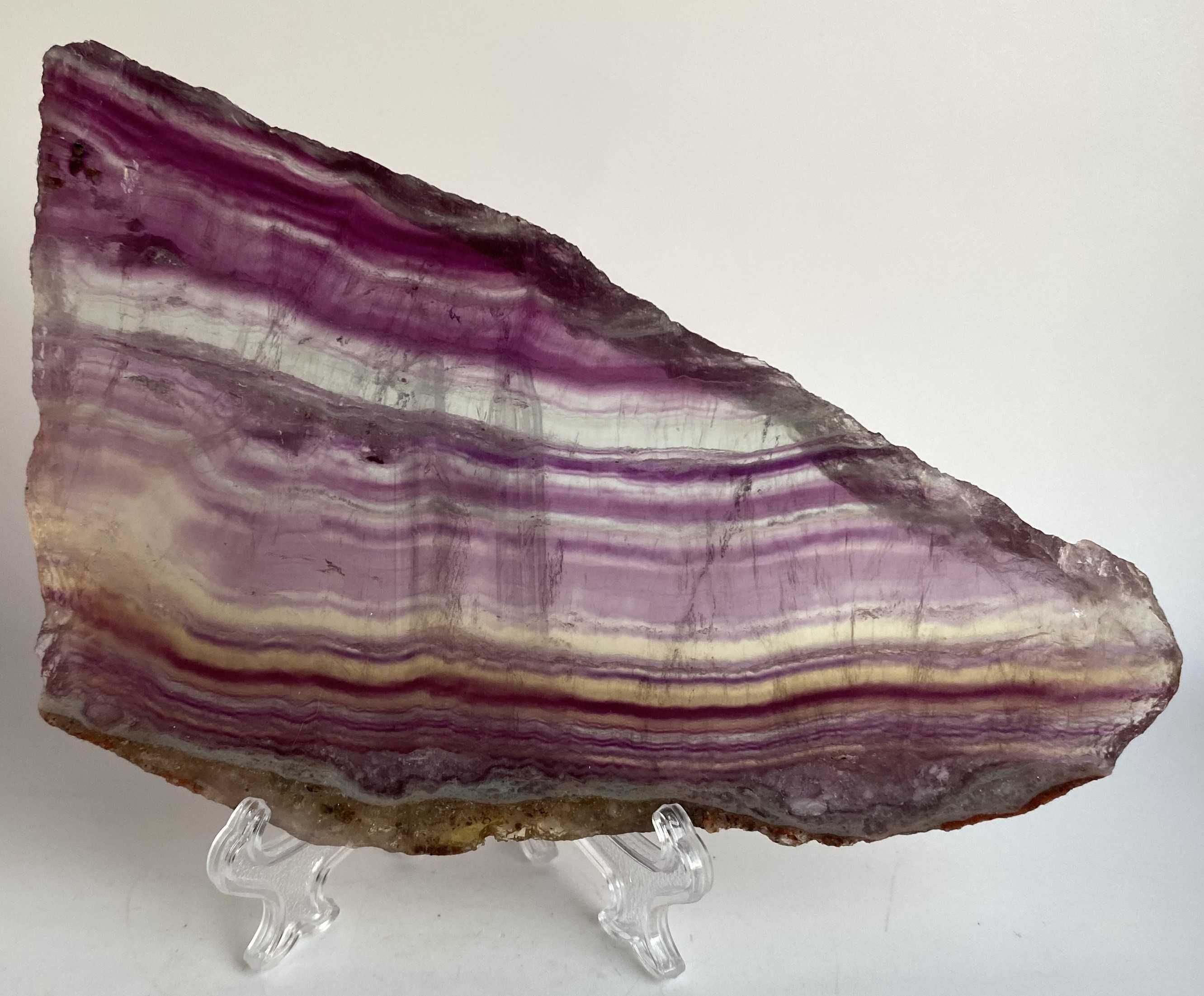 Cristale/Minerale - Fluorit Candy - felie de piatra semipretioasa