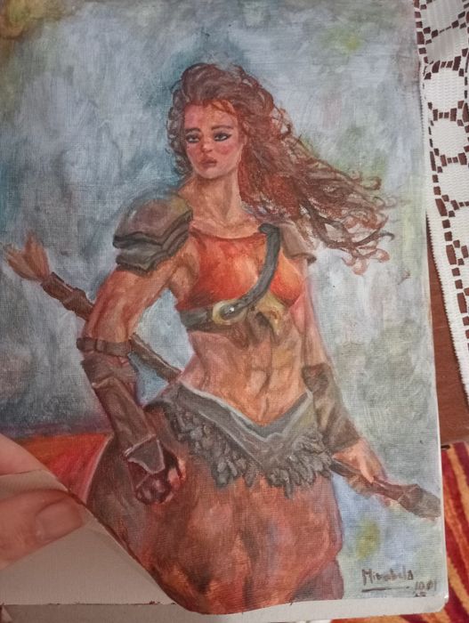 Pictura acrilic Centaur