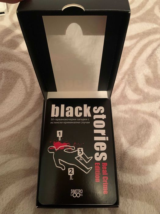 Kарти за игра - Black Stories, real crime edition