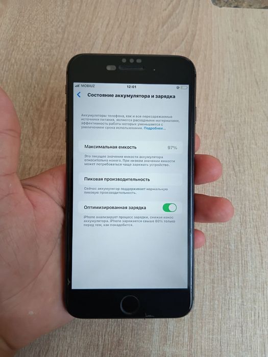 Iphone 8plus 256Gb black 97 yomkst
