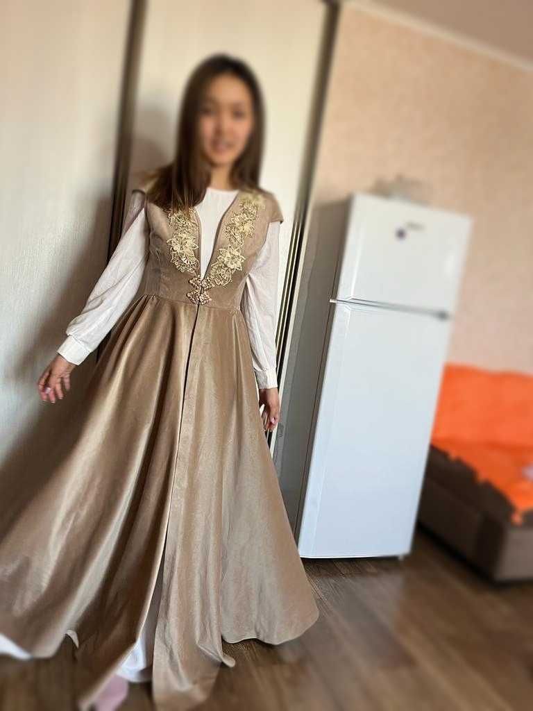 Казахский национальный платье,Кыз узату,сырга салу,беташар