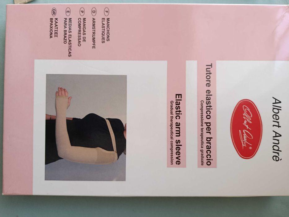 maneca compresiva cot-incheietura 30-40 mmHg AAndre  KK2 bej