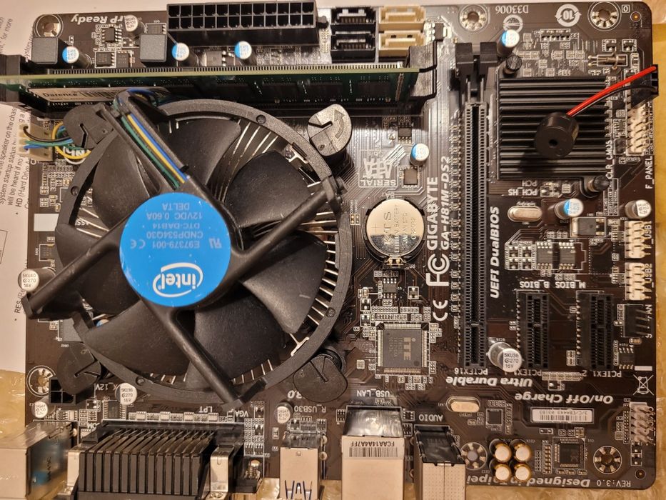 Kit MB Gigabyte GA-H81M-DS2,Rev.3.0,Intel i5 4570,8Gb DDR3 1600Mhz,imp