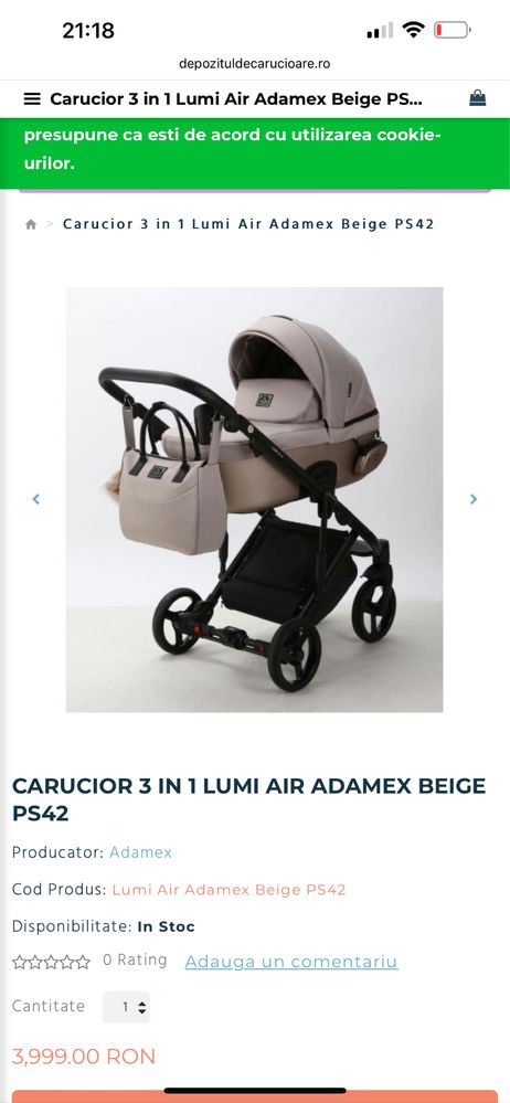 Caruciror 3 in 1 adamex lumi air