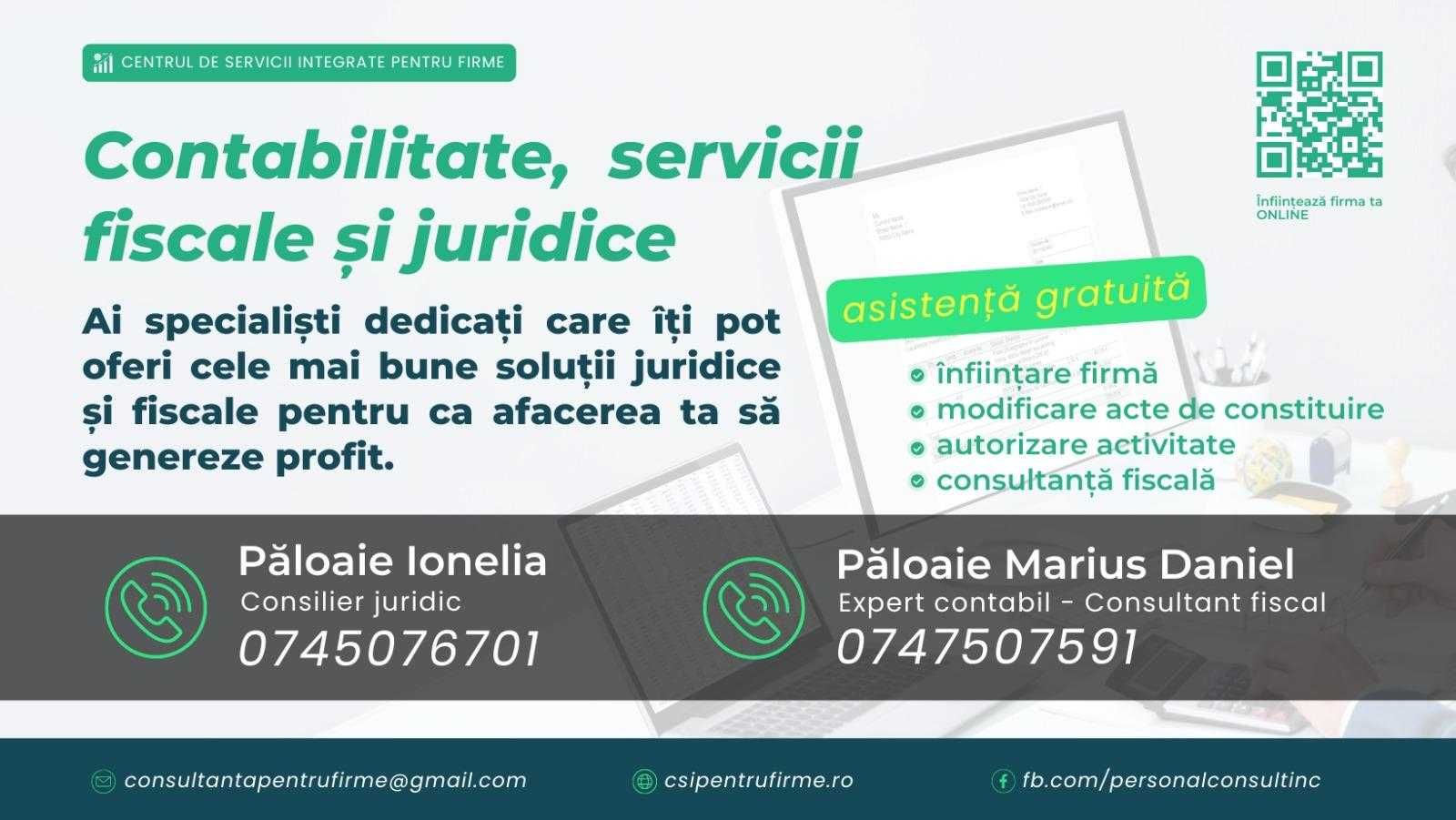 INFIINTARI firme, CONTABILITATE , servicii complete