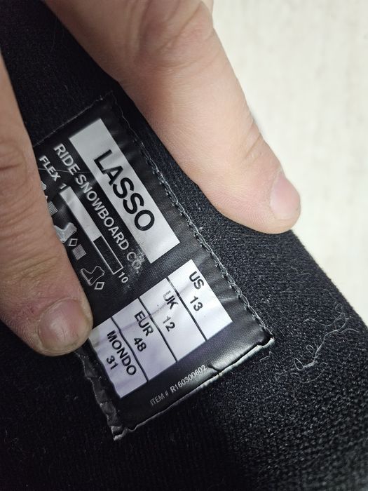 Boots 123 buti placa snowboard  Ride Lasso  mărimea  46-47 (  31 cm) .
