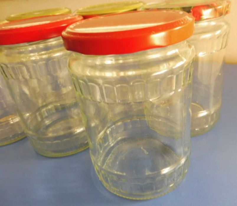 Буркани + винтови капачки комплект 720 мл, 540 мл, 360 мл.