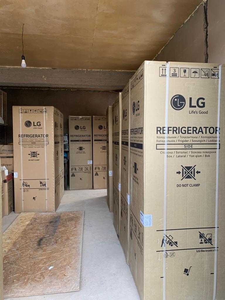 Холодильник LG GA-B509CLSL серый