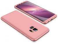 Husa Samsung Galaxy S9 Plus, FullBody 360, Rose-Gold+ Folie gratis