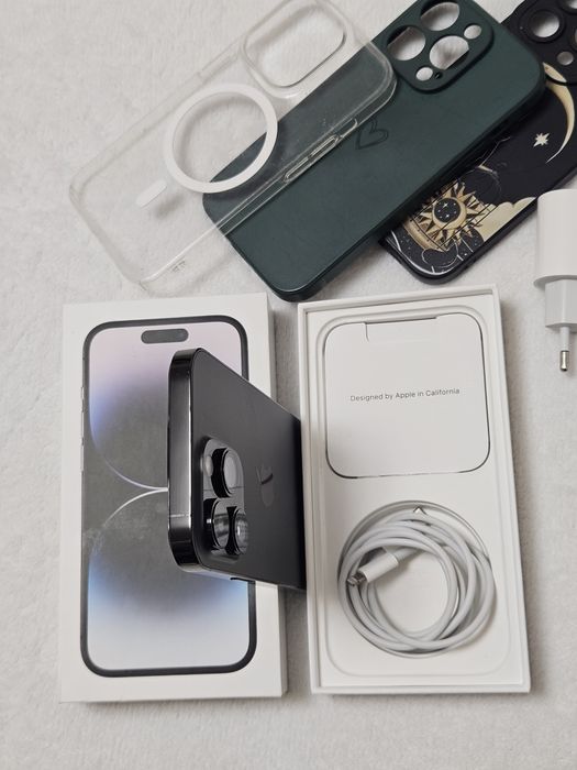 Iphone 14 pro 128GB, Space Black, Full box, stare excelenta