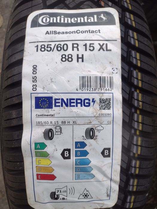 Нови 4бр.185/60/15 Continental AllSC dot3522