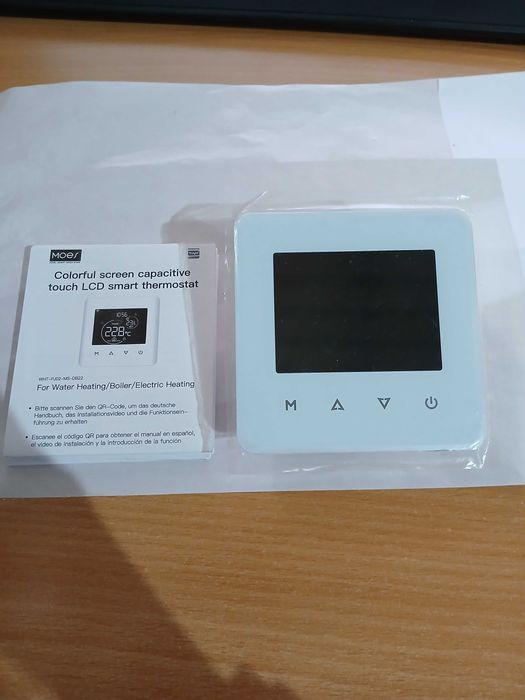 Termostat smart MOES 3A, pentru centrale gaz, WiFi