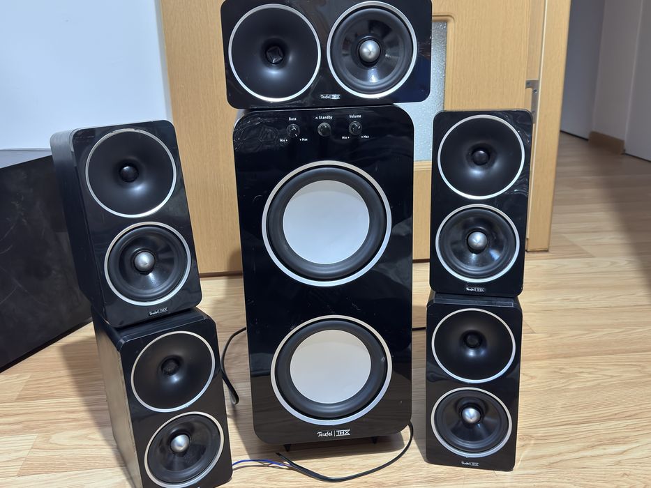 Sistem audio subwoofer activ TEUFEL si 5 sateliti